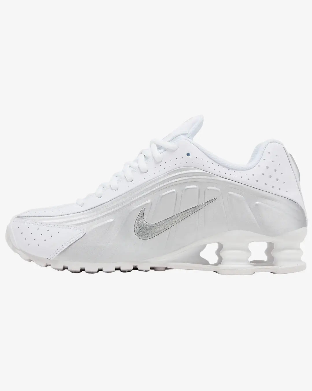 Nike Shox R4 GS White Metallic Silver 2025 Nike