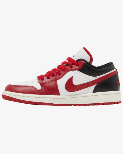 Air Jordan 1 Low White Gym Red Wmns