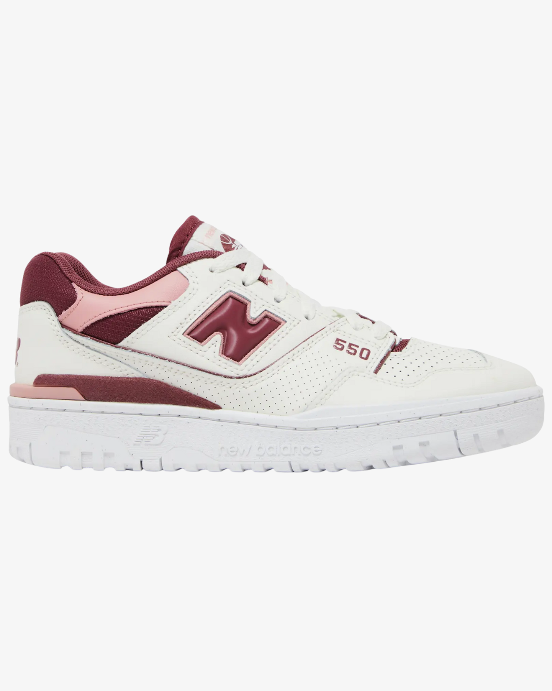 New Balance 550 Washed Burgundy Wmns