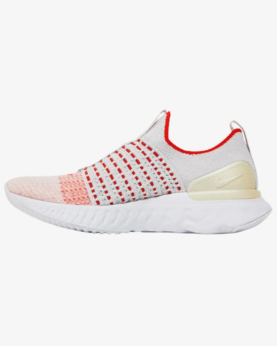 Nike React Phantom Run Flyknit 2 Vast Grey Orange Wmns Nike