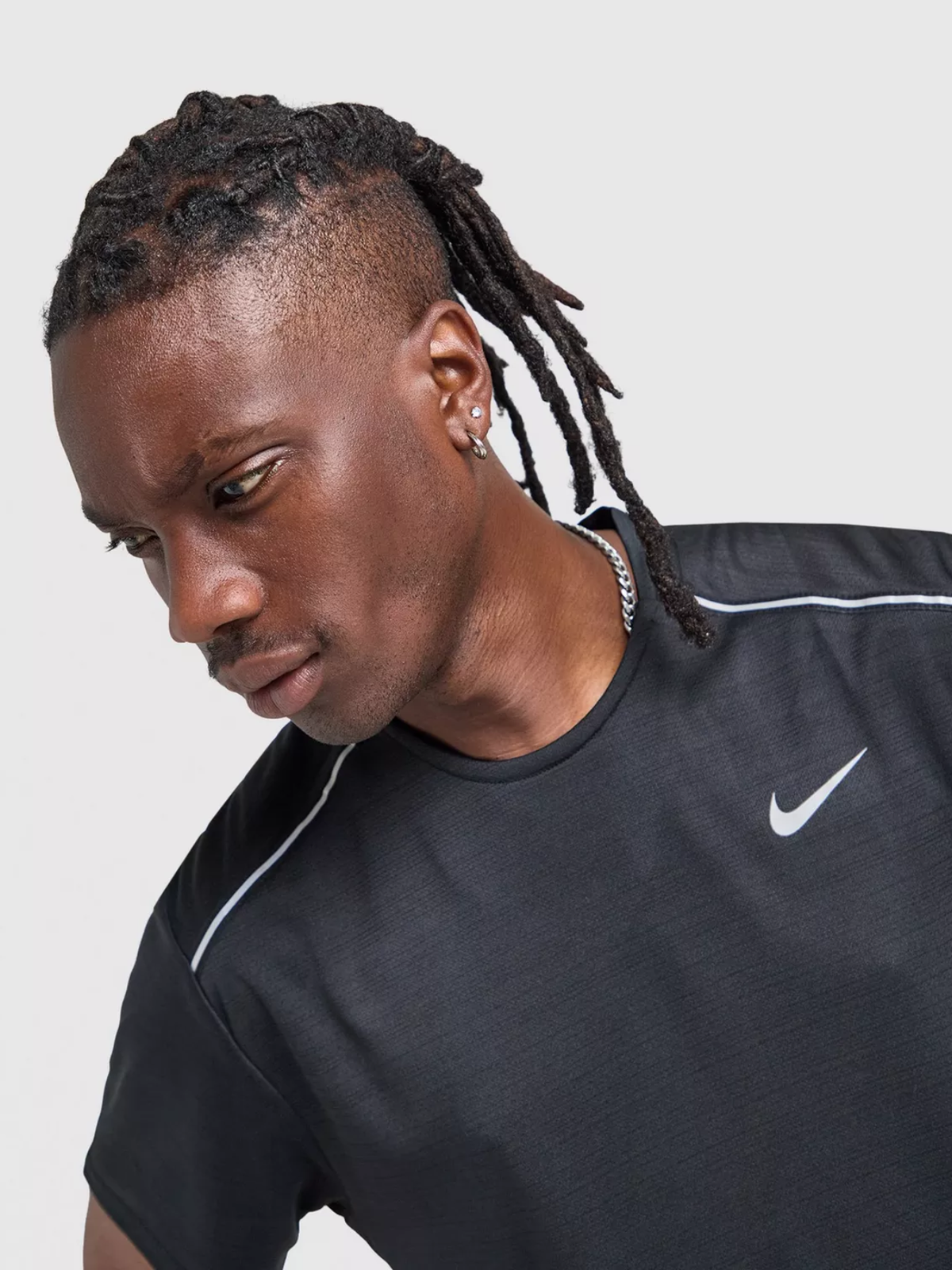 Nike Dri-Fit Miler 1.0 T-Shirt (Black)
