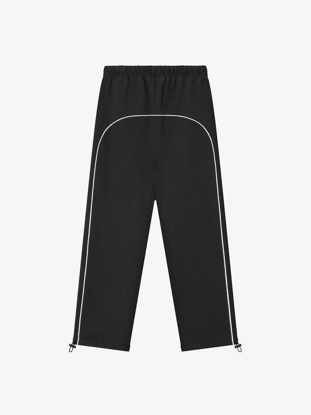 Fear of God Essentials Relaxed Fleece Piping Sweatpant 'Jet Black/Cloud White' – back