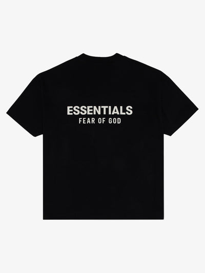 Fear of God Essentials Classic Short Sleeve Tee 'Jet Black' – back