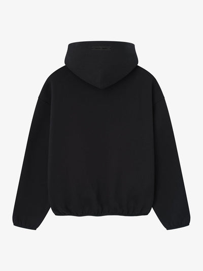 Fear of God Essentials Modern Fleece Hoodie 'Jet Black' – back
