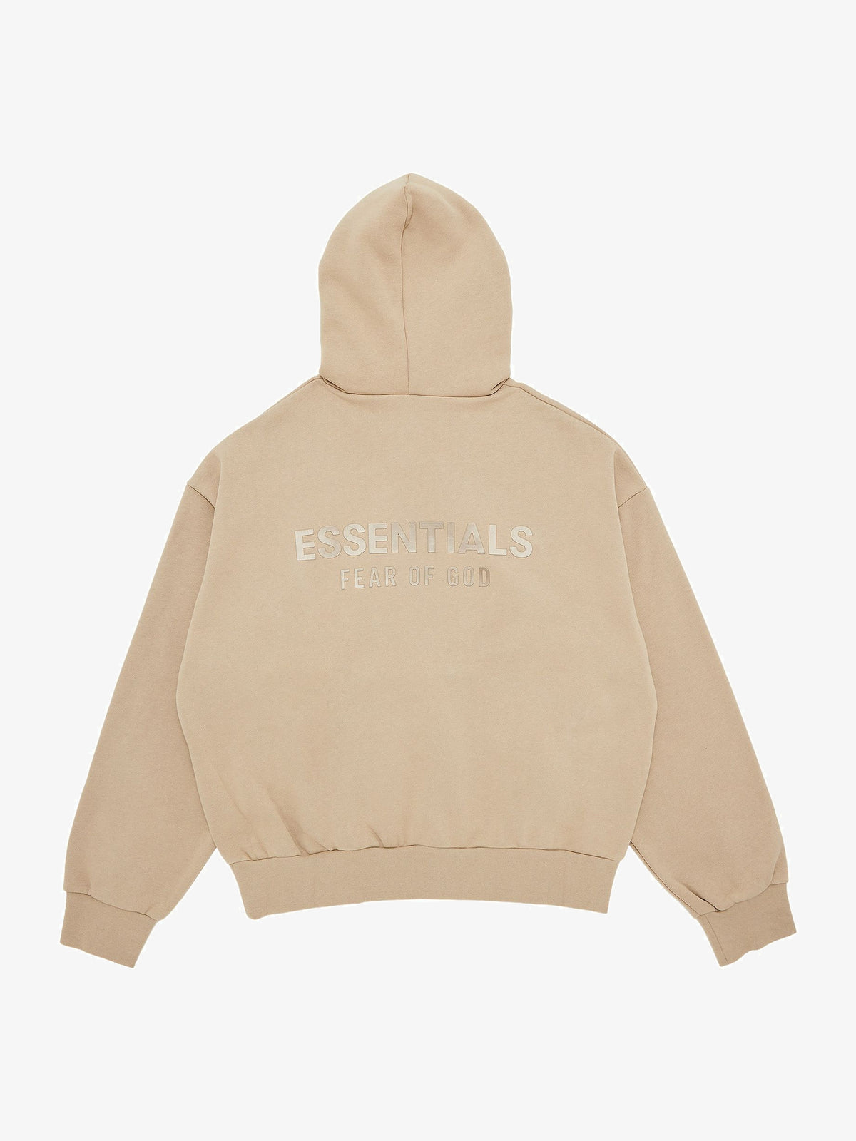 Fear of God Essentials Classic Fleece Hoodie 'Timber' – back