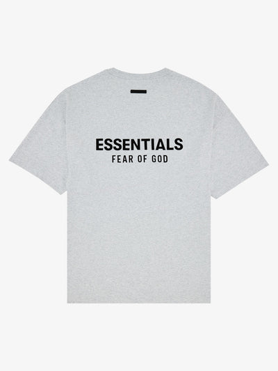 Fear of God Essentials Jersey Crewneck T-Shirt 'Light Heather Gray' – back
