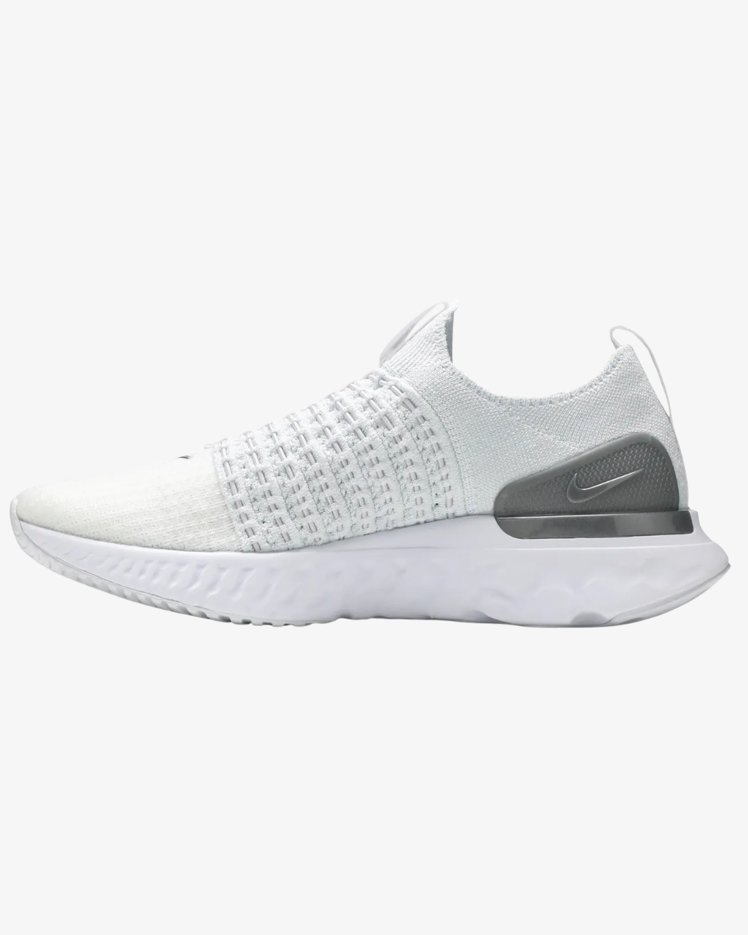 Nike React Phantom Run Flyknit 2 True White Silver Wmns