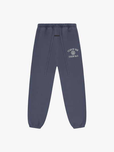 Fear of God Essentials Fleece Essential Sweatpant 'Marine' – front, flat lay
