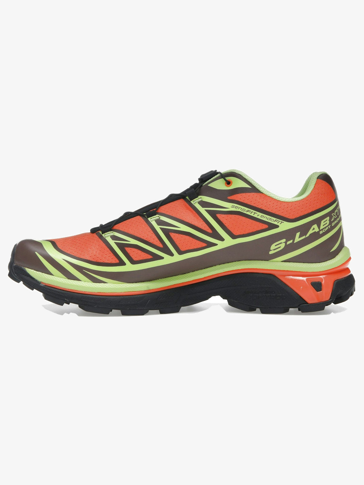 Salomon XT-6 'Red Orange Sharp Green' – inner side