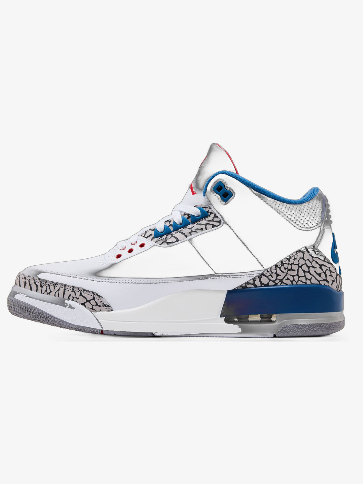 Jordan 3 Retro 'True Blue (2026)' – inner side