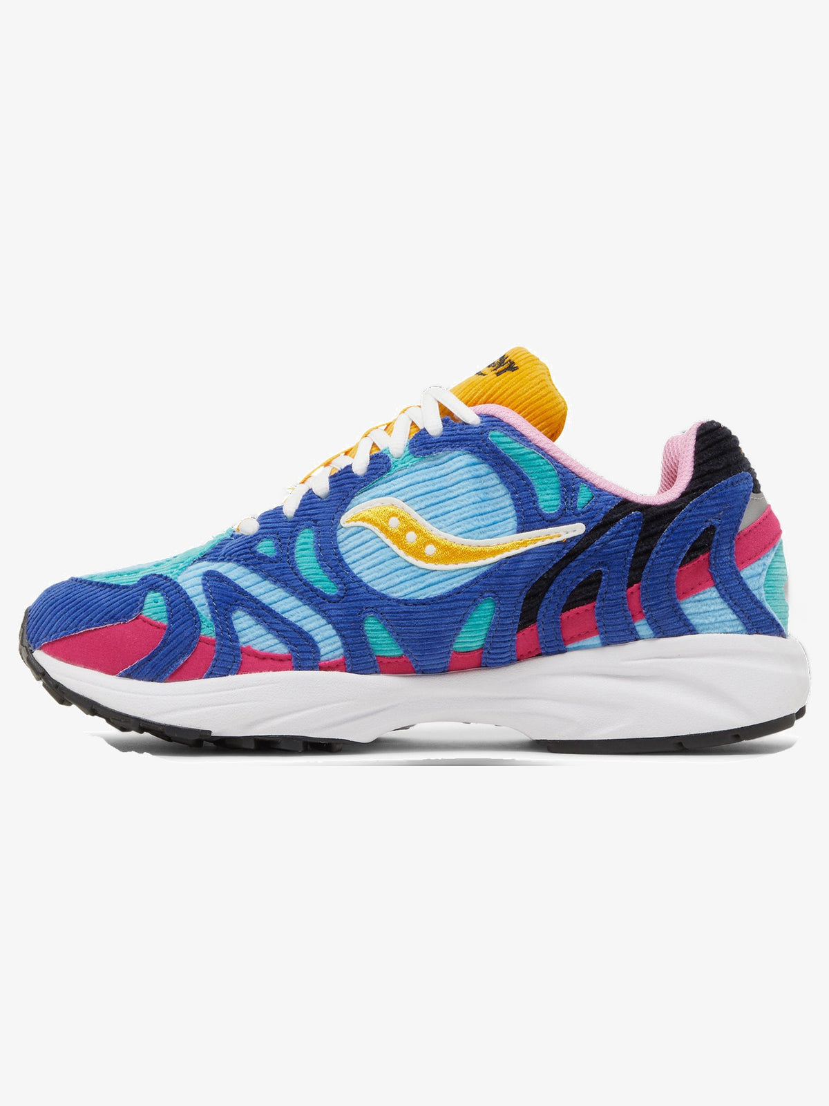 Saucony Grid Azura 2000 'Corduroy Patchwork Multi-Color' – inner side