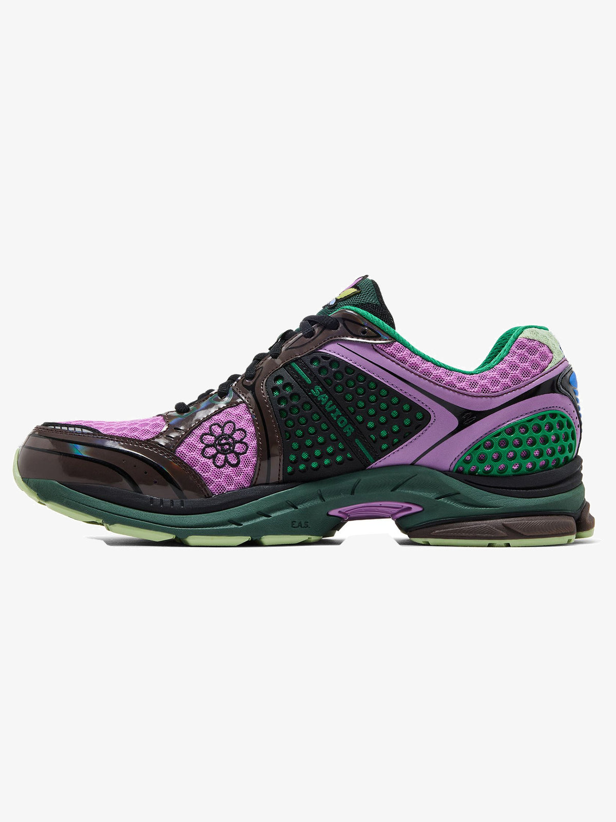 Saucony ProGrid Triumph 4 'Jae Tips Flowers Grow Uptown Perilla' – inner side