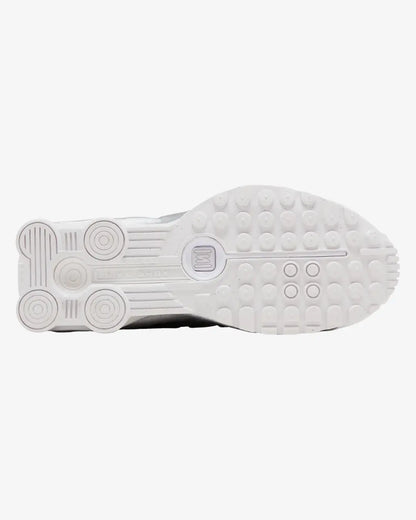 Nike Shox R4 GS White Metallic Silver 2025 Nike