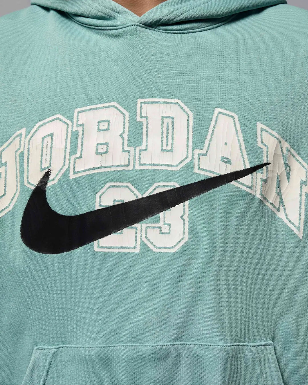 JORDAN MVP MENS OVERSIZED FRENCH TERRY PULLOVER HOODIE (Mineral Teal) Jordan