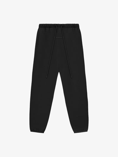 Fear of God Essentials Sweatpants 'Jet Black' – front, flat lay