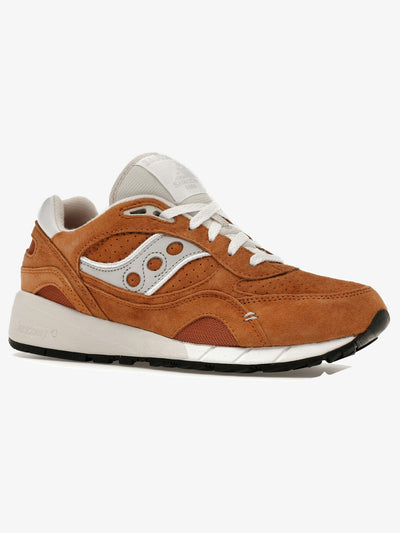 Saucony Shadow 6000 'Khaki Orange' – front three-quarter