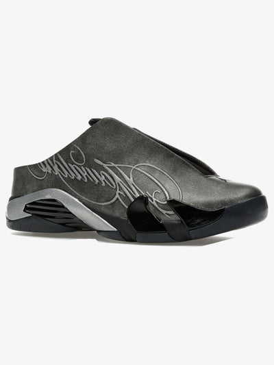 Jordan 14 Retro Mule 'Mowalola Burnt Red' – front three-quarter