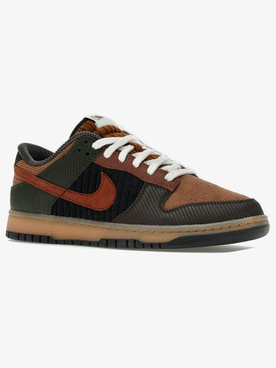 Nike Dunk Low Retro Premium 'Light British Tan Cinnamon Corduroy' – front three-quarter