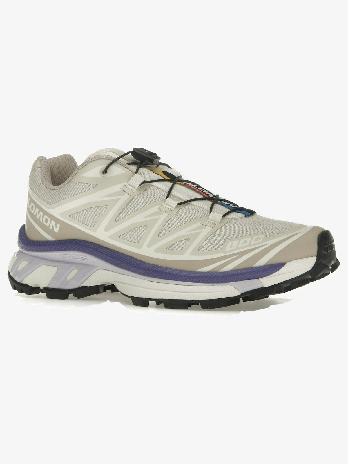 Salomon XT-6 'Milk Silver Cloud' – front three-quarter