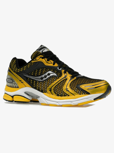 Saucony ProGrid Triumph 4 'Lemon Chrome' – front three-quarter
