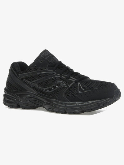 Saucony Ride Millennium Matte 'Triple Black' – front three-quarter