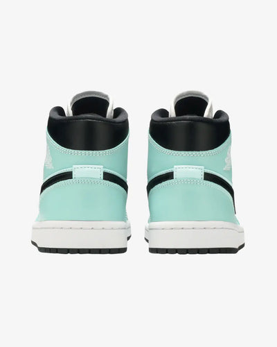Air Jordan 1 Mid Aqua Black Wmns Air Jordan