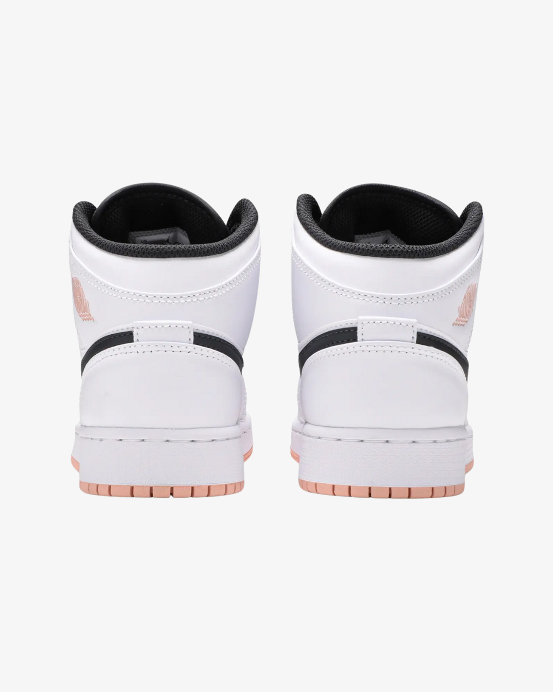 Air Jordan 1 Mid GS White Arctic Orange