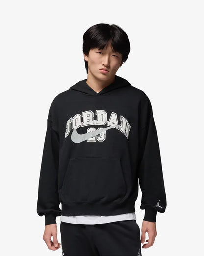 Jordan MVP Mens Oversized French Terry Pullover Hoodie (Black) Jordan