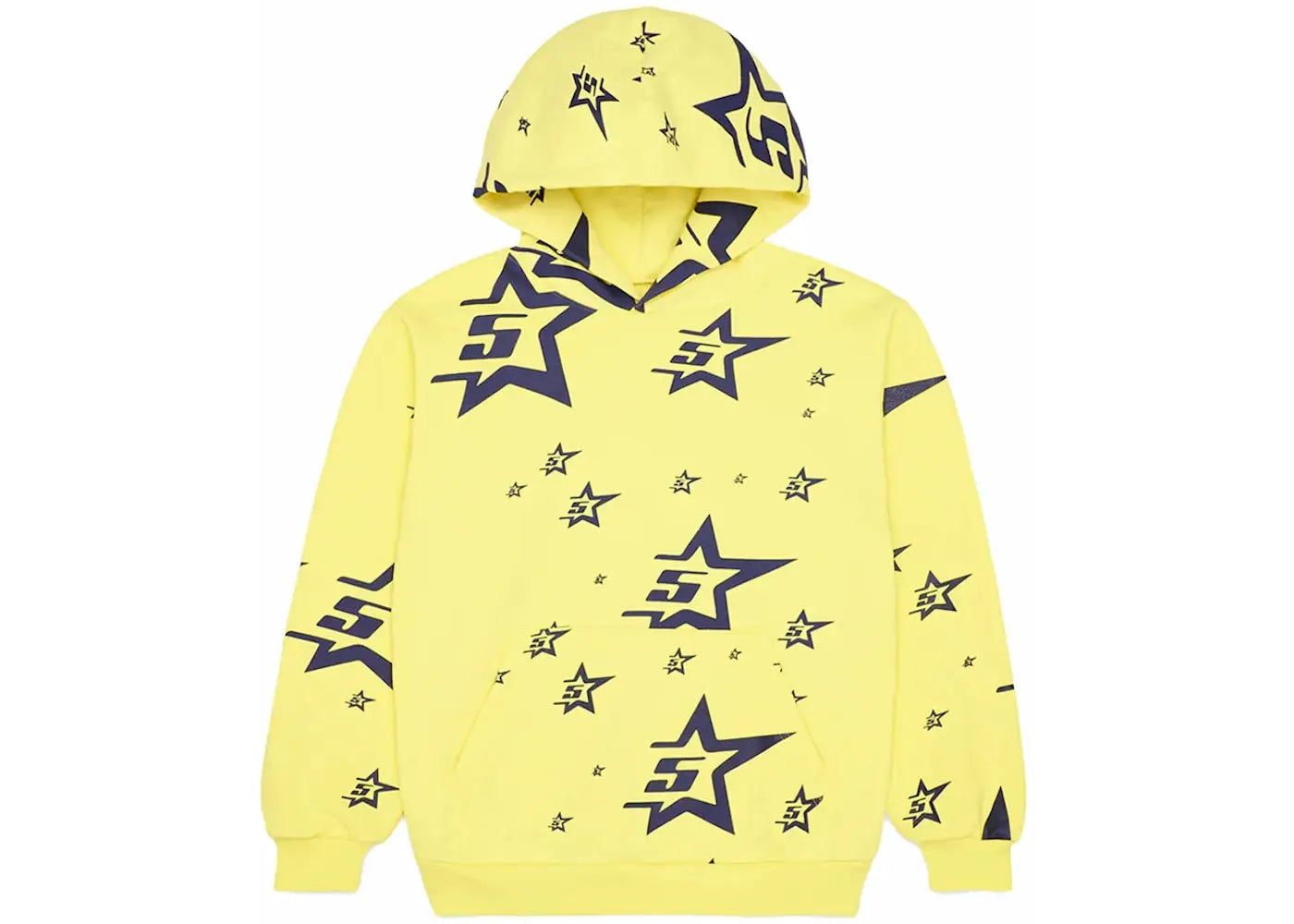 Sp5der 5Star Hoodie Yellow Basement