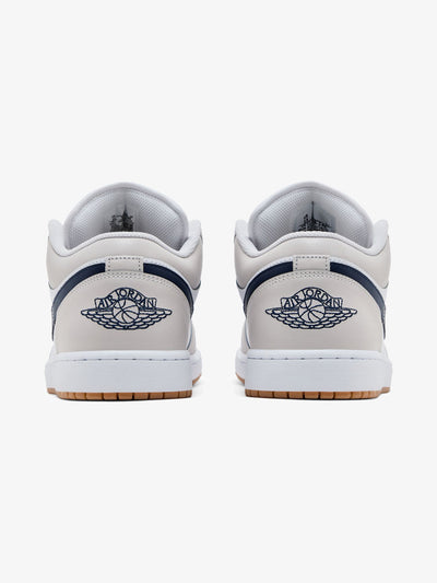 Jordan 1 Low 'Midnight Navy Neutral Grey' – back