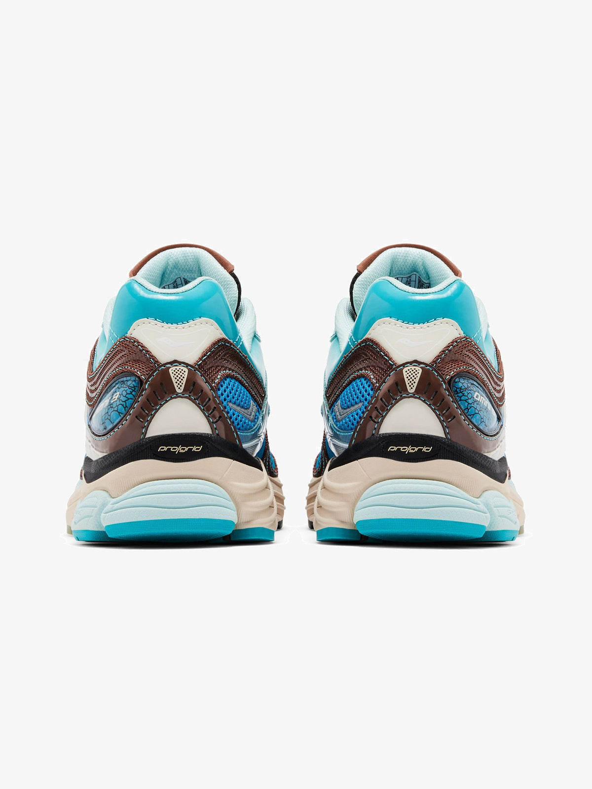 Saucony ProGrid Omni 9 'Footpatrol Blue Brown' – back