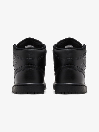 Jordan 1 Mid 'Triple Black' – back