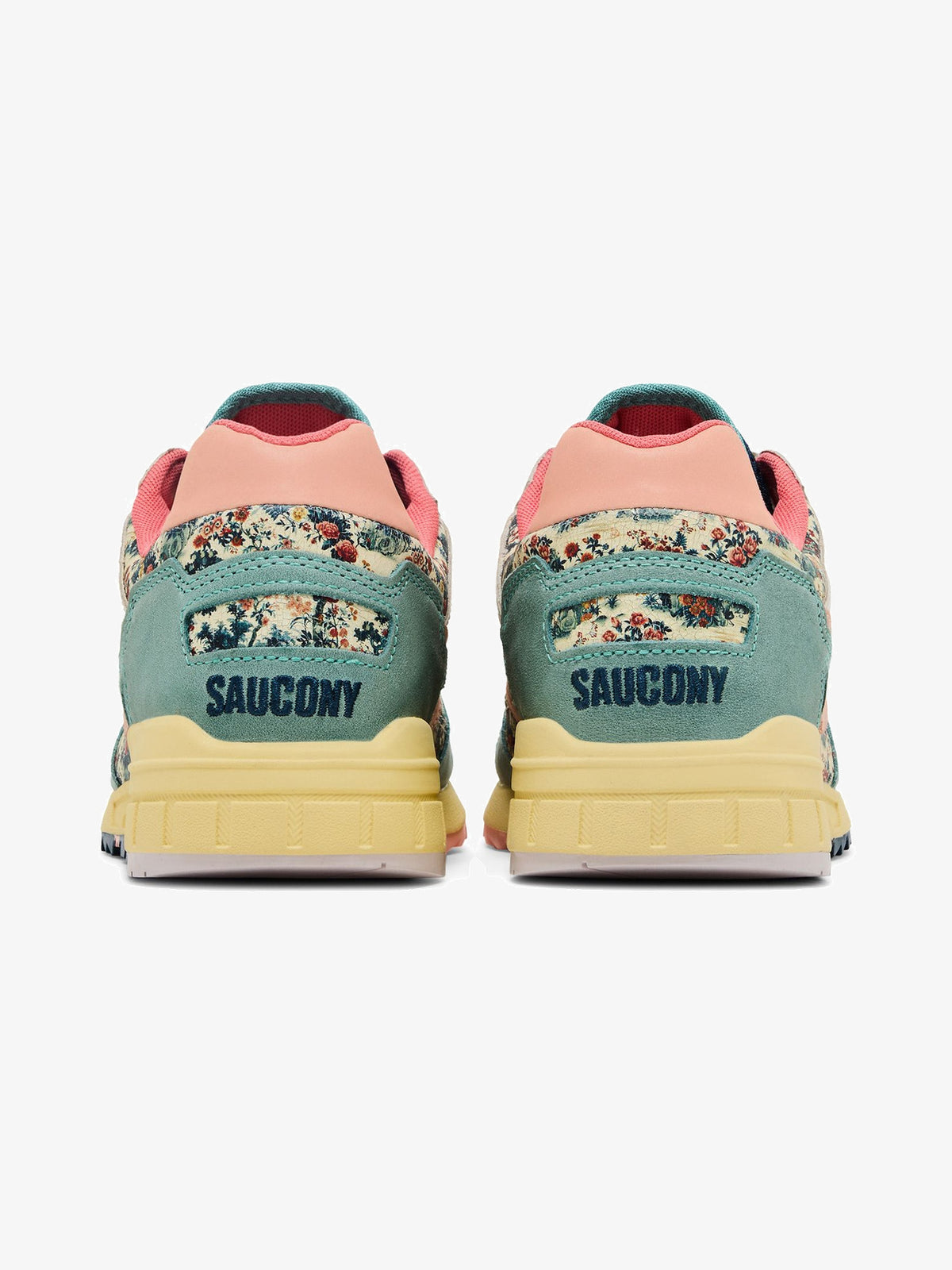 Saucony Shadow 5000 'Floral Beige Blue' – back