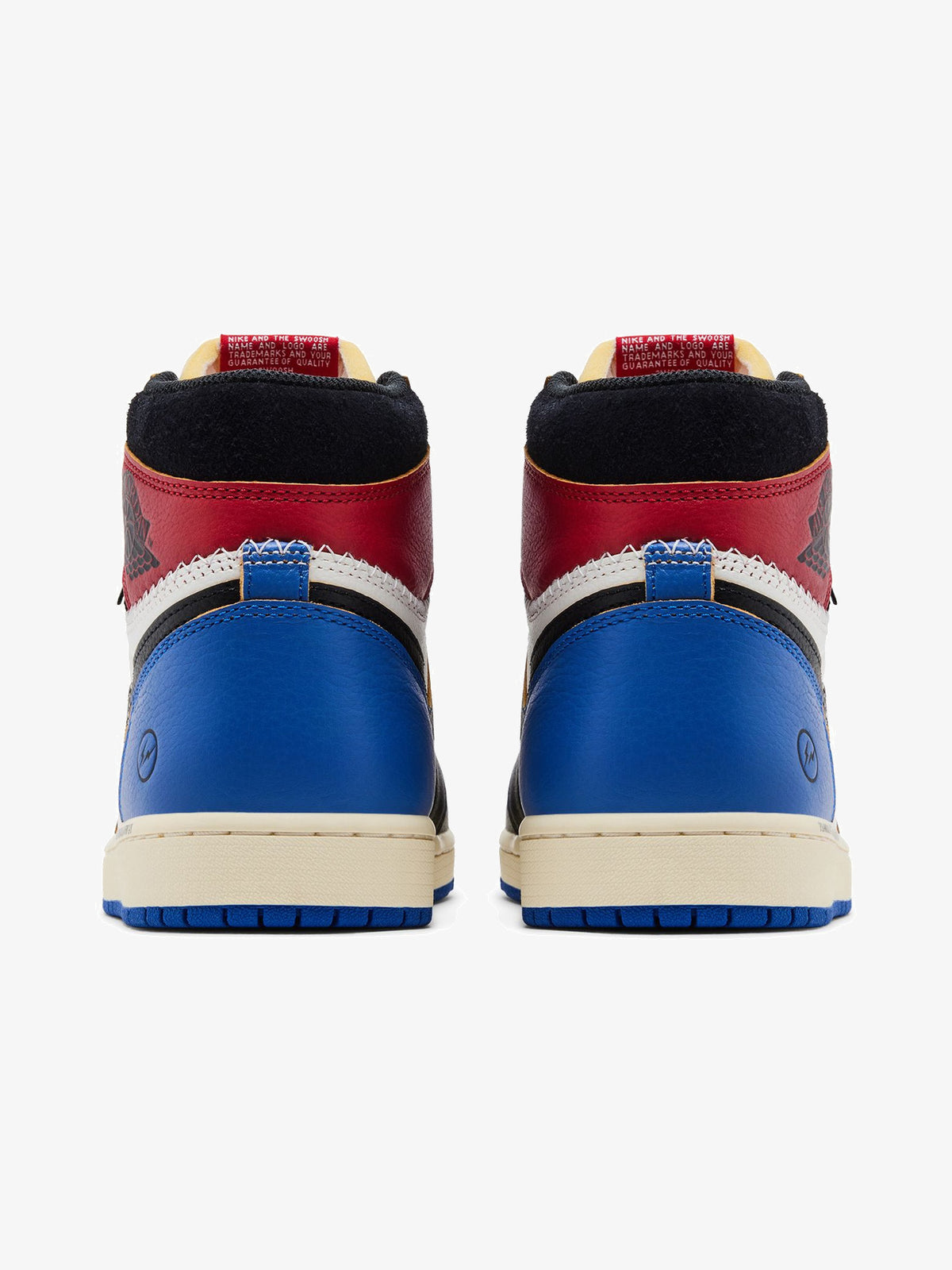 Jordan 1 Retro High OG SP 'Fragment x Union LA Varsity Red Sport Royal' – back