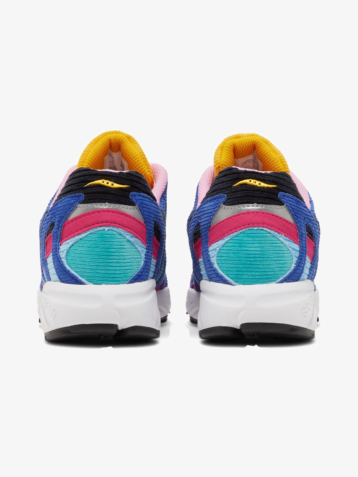 Saucony Grid Azura 2000 'Corduroy Patchwork Multi-Color' – back