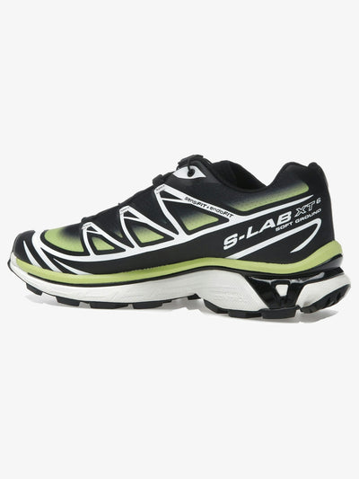 Salomon XT-6 'Skyline Black Sharp Green' – rear three-quarter