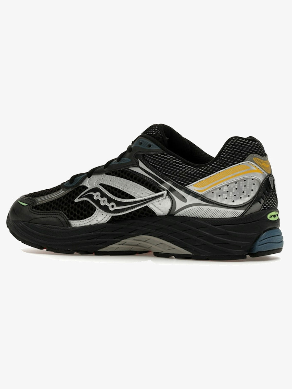 Saucony ProGrid Omni 9 'Black Silver Multi' – rear three-quarter
