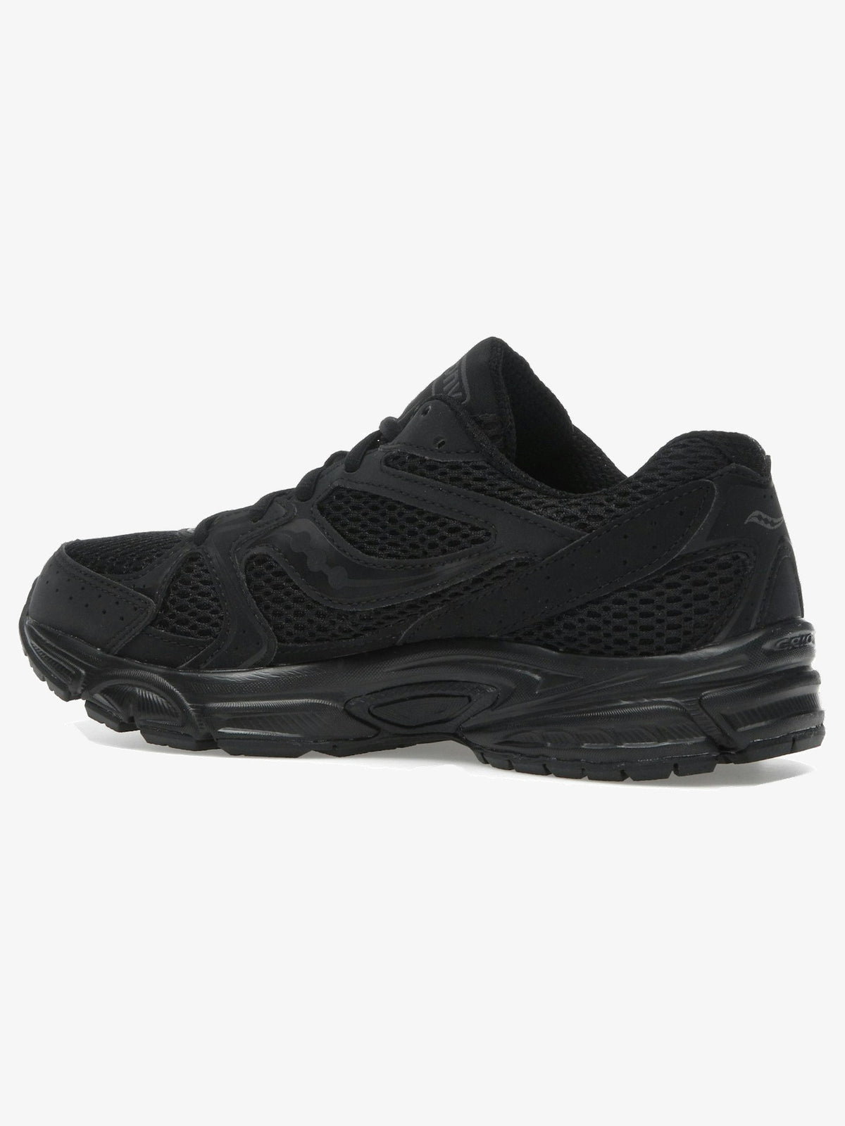 Saucony Ride Millennium Matte 'Triple Black' – rear three-quarter