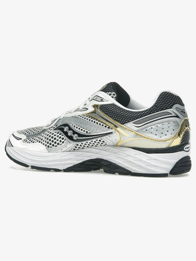 Saucony ProGrid Omni 9 'Silver Gold' – rear three-quarter
