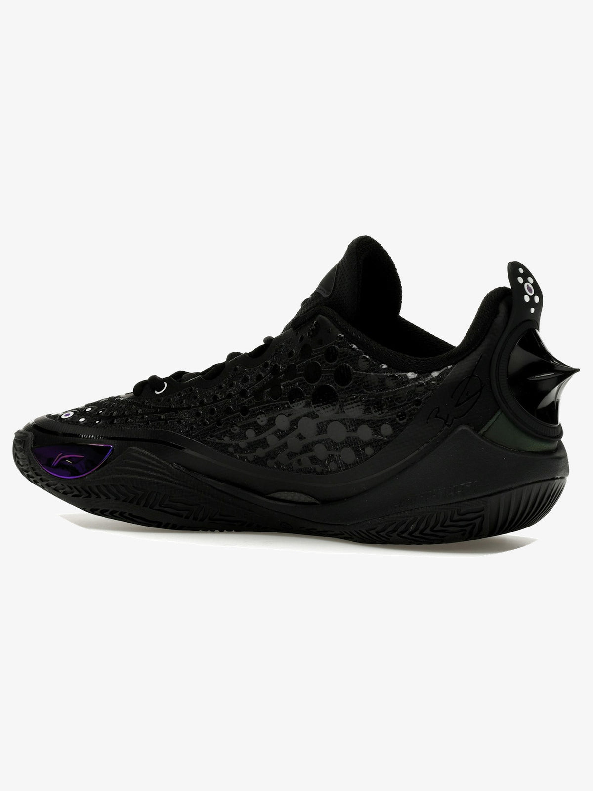 Li-Ning Way of Wade 808 6 'Black Stingray' – rear three-quarter
