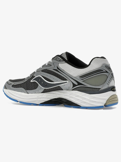 Saucony ProGrid Omni 9 'Metallic Grey Silver' – rear three-quarter