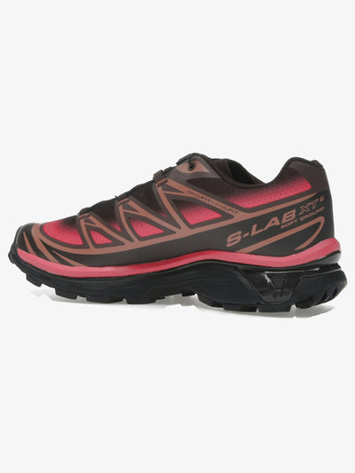 Salomon XT-6 'Skyline Black Coffee Rouge Red' – rear three-quarter