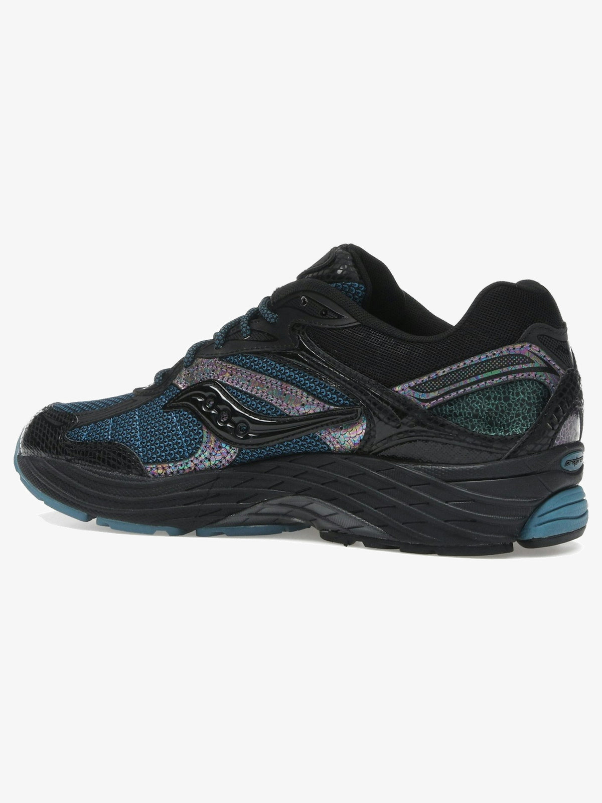 Saucony ProGrid Omni 9 'Glowaconstrictor Black' – rear three-quarter