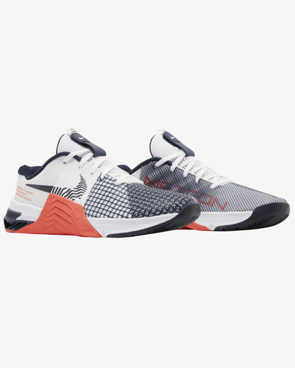Nike Metcon 8 White Crimson Obsidian