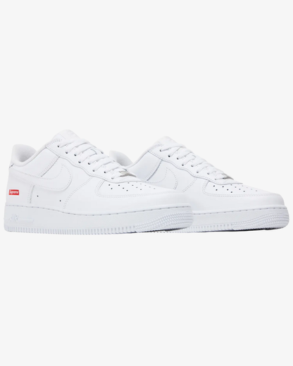 Supreme x Nike Air Force 1 Low Box Logo - White
