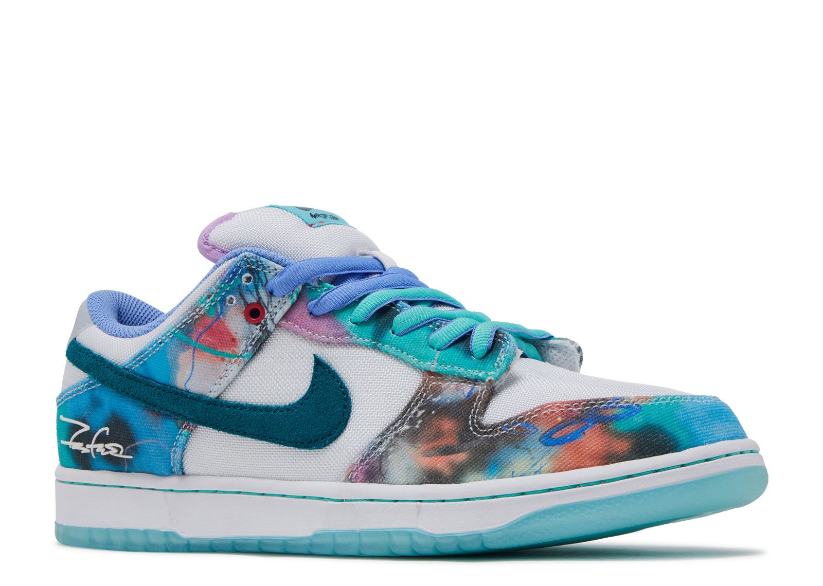 Futura Laboratories x Dunk Low SB Bleached Aqua