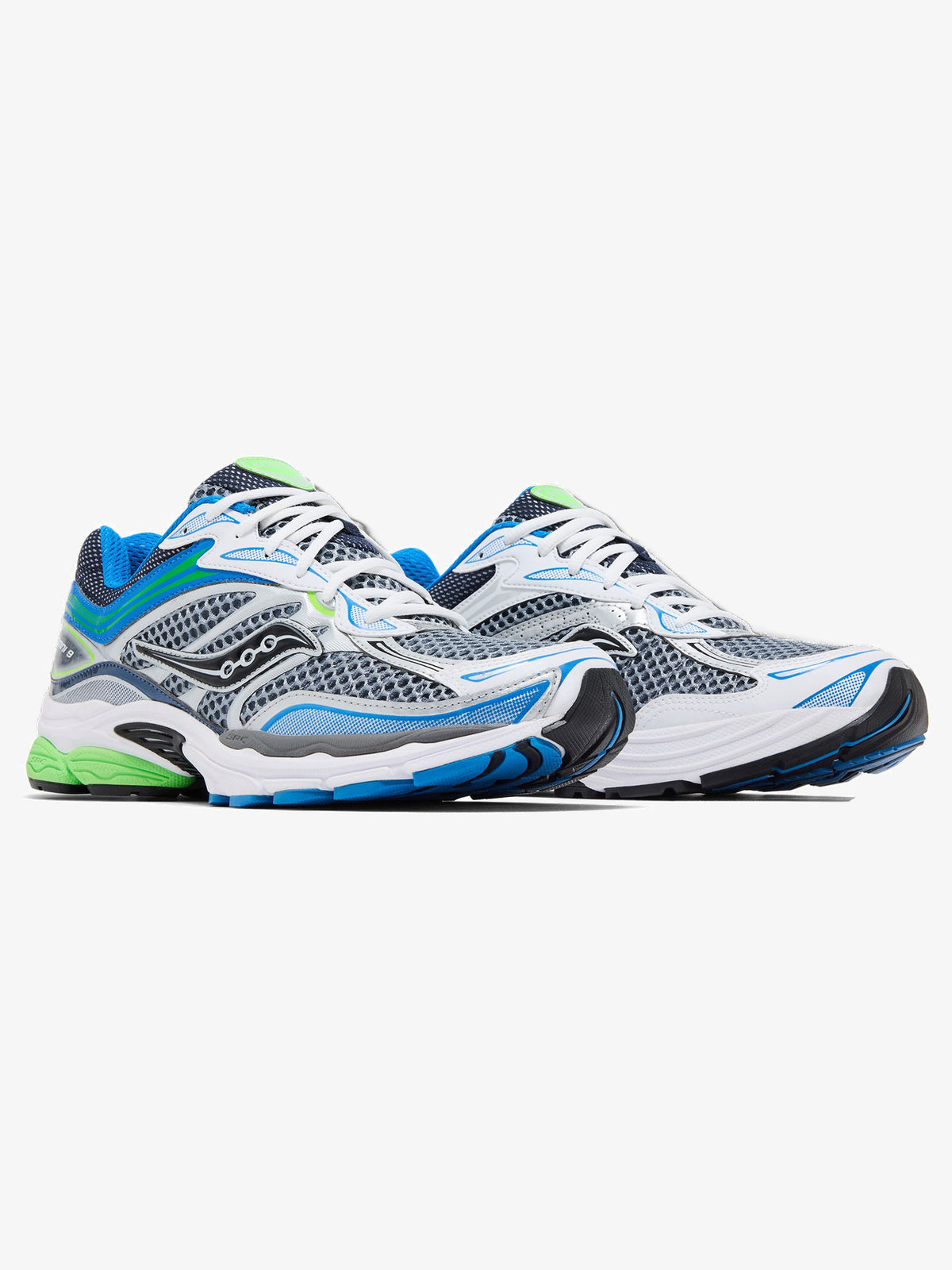 Saucony ProGrid Omni 9 'Grey Slime Blue' – pair