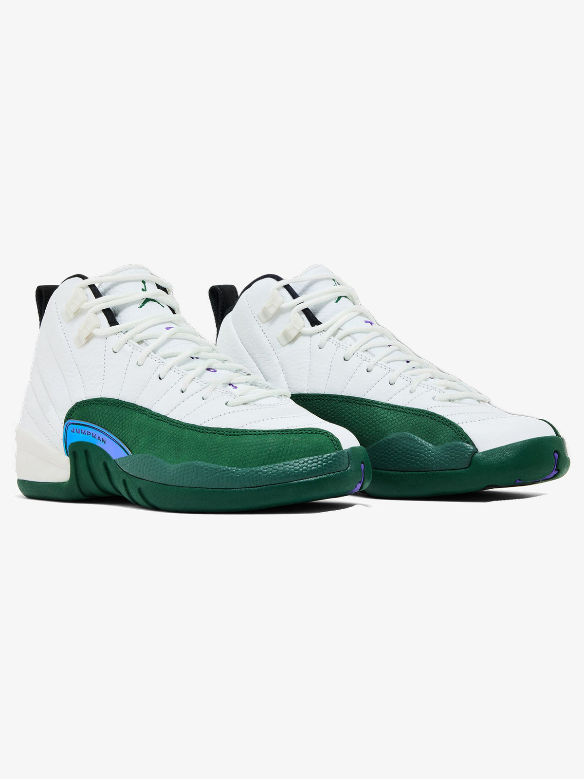 Jordan 12 Retro 'Bucks' (GS) – pair
