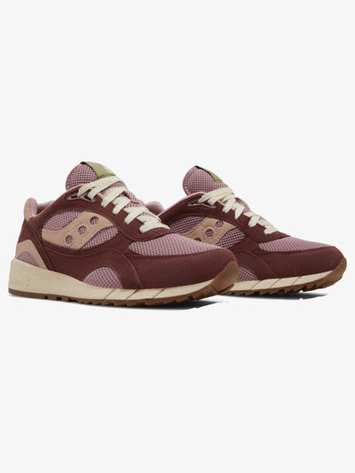 Saucony Shadow 6000 'Mushroom Burgundy' – pair