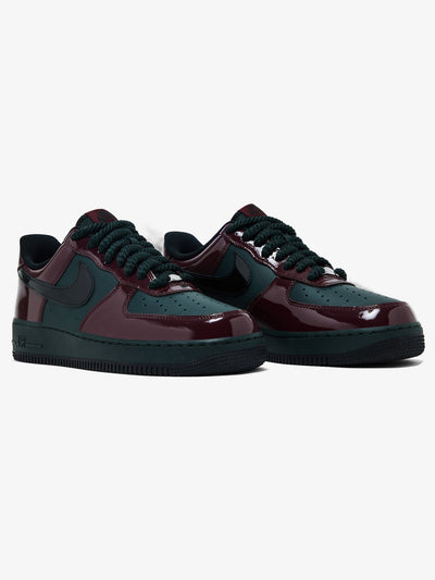 Nike Air Force 1 Low '07 LV8 'Patent Leather Beef And Broccoli' – pair